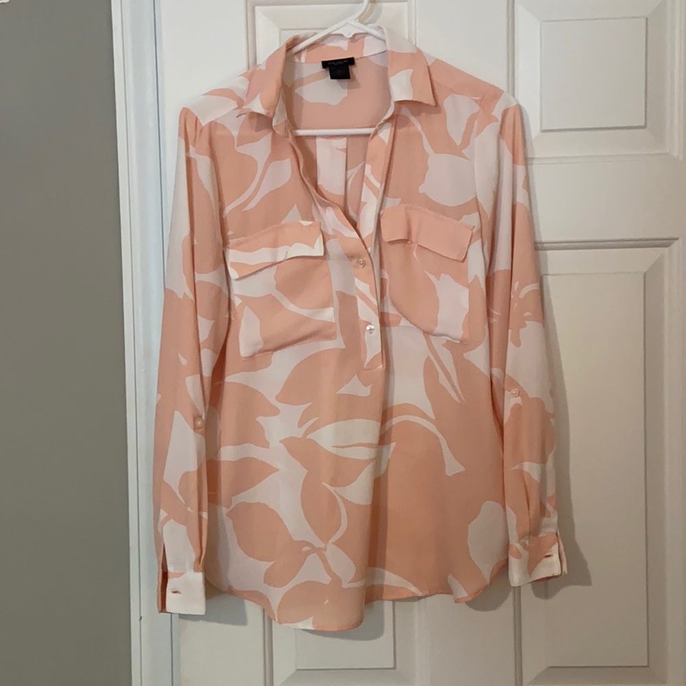 Floral button up blouse